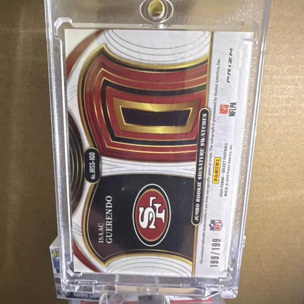 2024 Select - Jumbo Rookie Signature Swatches Isaac Guerendo #JRSS-IGO /199 (RC)